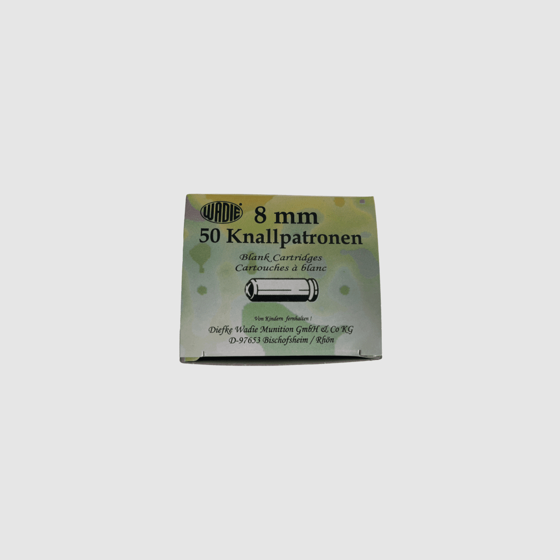 Wadie 8 mm Knall Platzpatronen - 50 Stk.