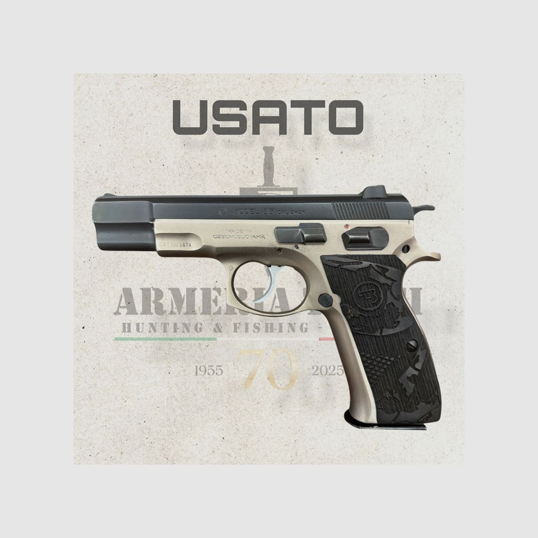USED – PISTOL – CZ MOD. 85 cal. 9×21, image 1 of 3