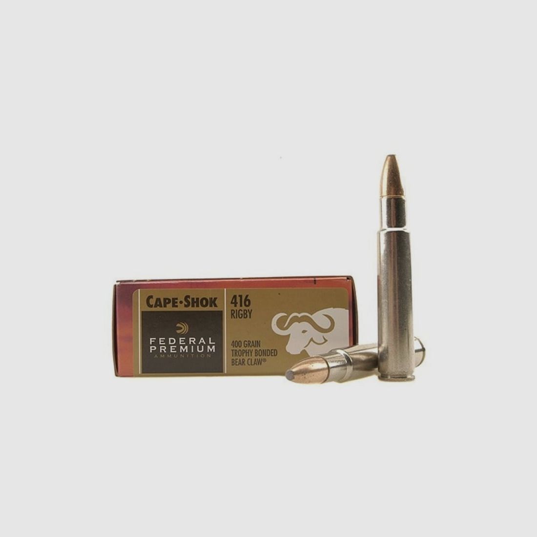 Federal Premium Safari Trophy Bonded Bear Claw .416 Rigby 400GR JSP 20 Patronen