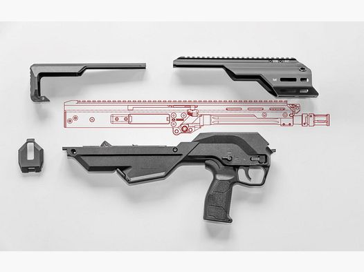 Zestaw konwersyjny Bullpup do karabinka GROT, kal. 223 Rem (NIE WYMAGA PROMESY)