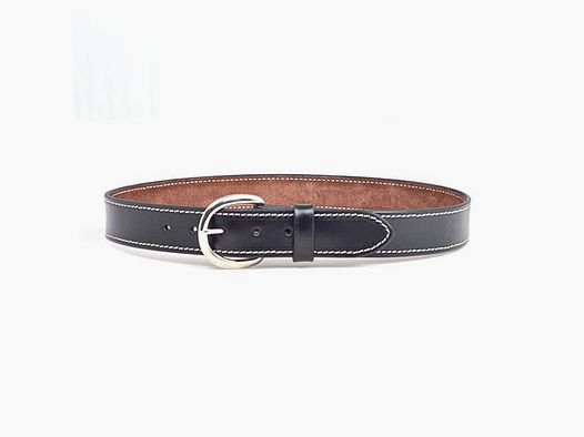 Gürtel Casual 121cm Black glatt