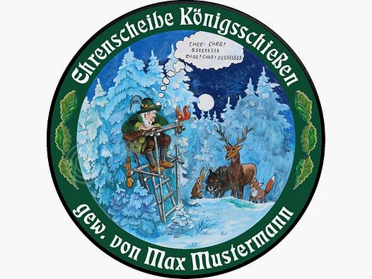 Schützenscheibe ECO-LINE Motiv 253