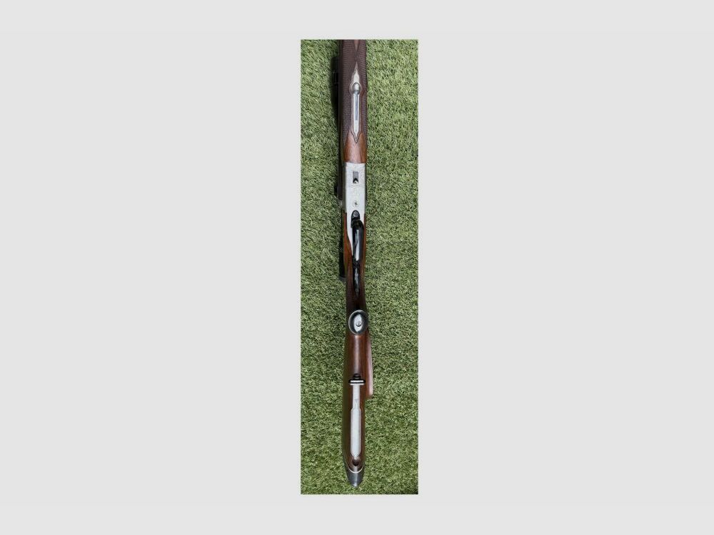 Heym Drilling mit Zeiss 3-12x56 und Einstecklauf .22Hornet 20/76;9,3x74R