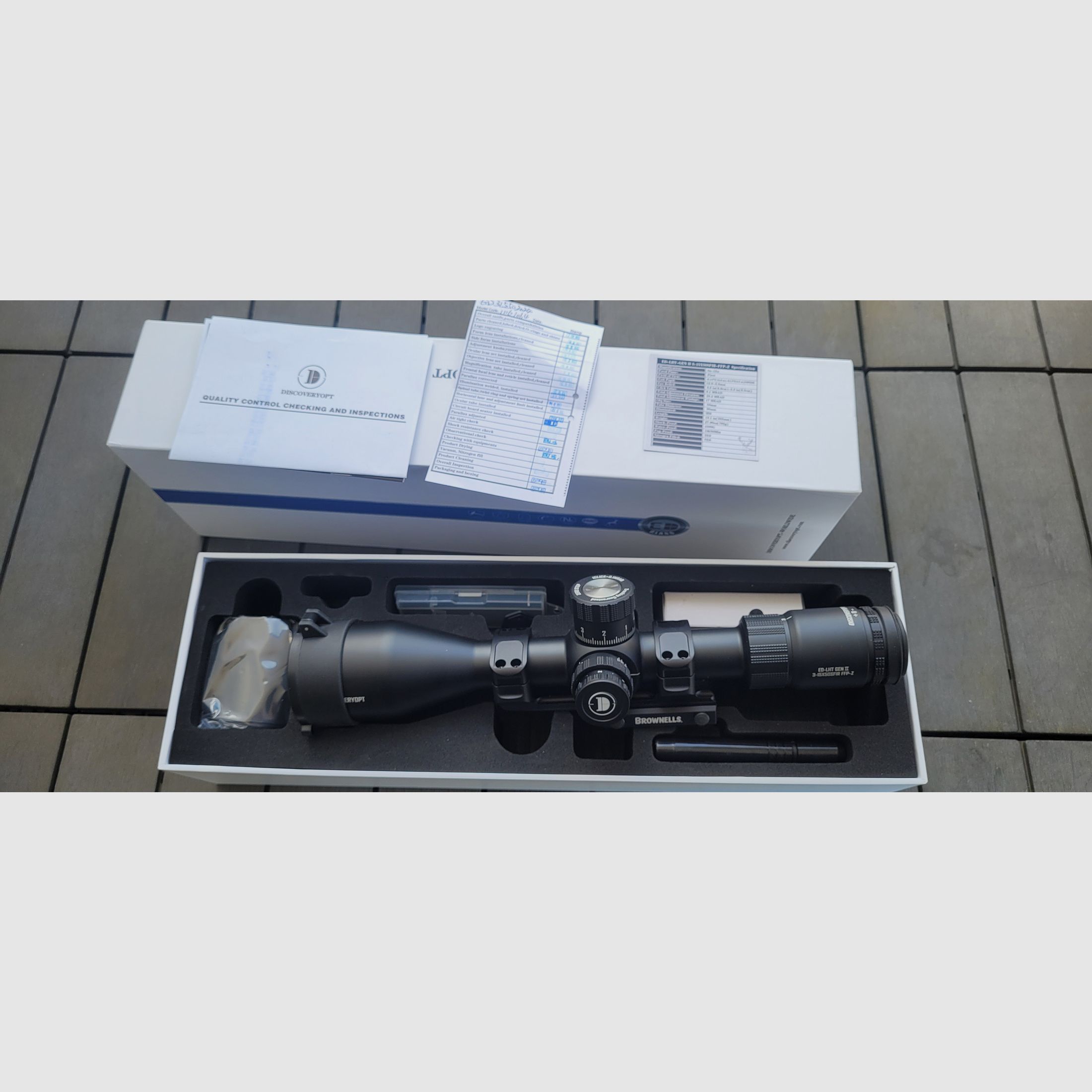 Discovery Optics ED LHT Gen2 3-15X50 FFP mrad