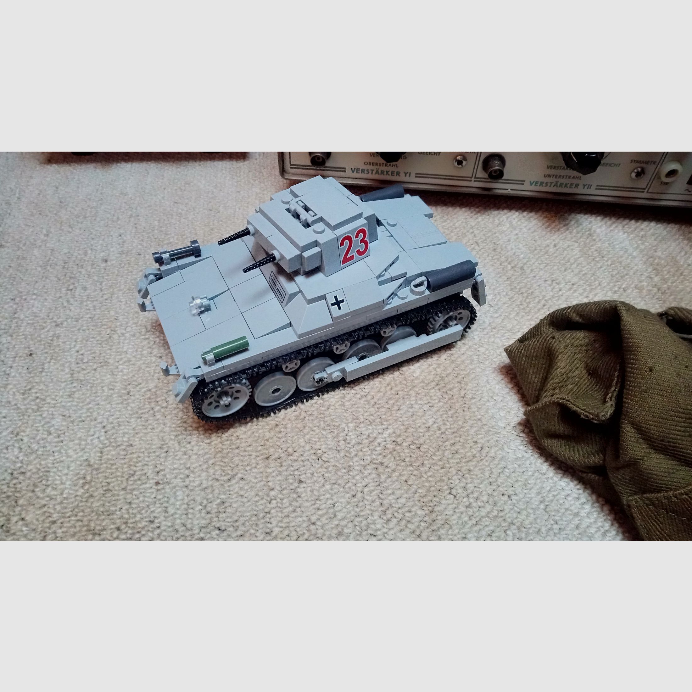 Cobi deutscher WK2 Panzer I / PzKpfw (1) Ausf. A (mit doppeltem MG13) Klemmbausteine Lego kompatibel Produkt-Nr. 2474