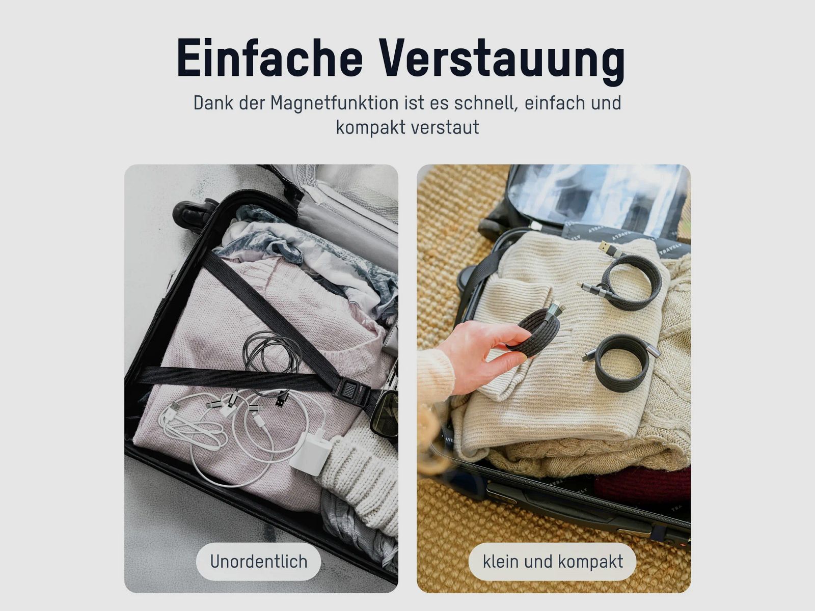Ansmann Magnetisch USB-kabel