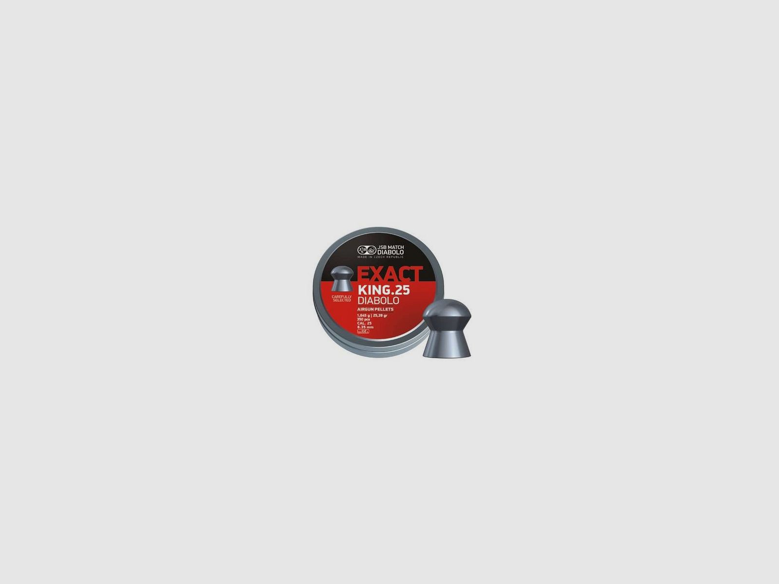 JSB EXACT DIABOLO KING 6,35 PZ.350 1,645 GR.