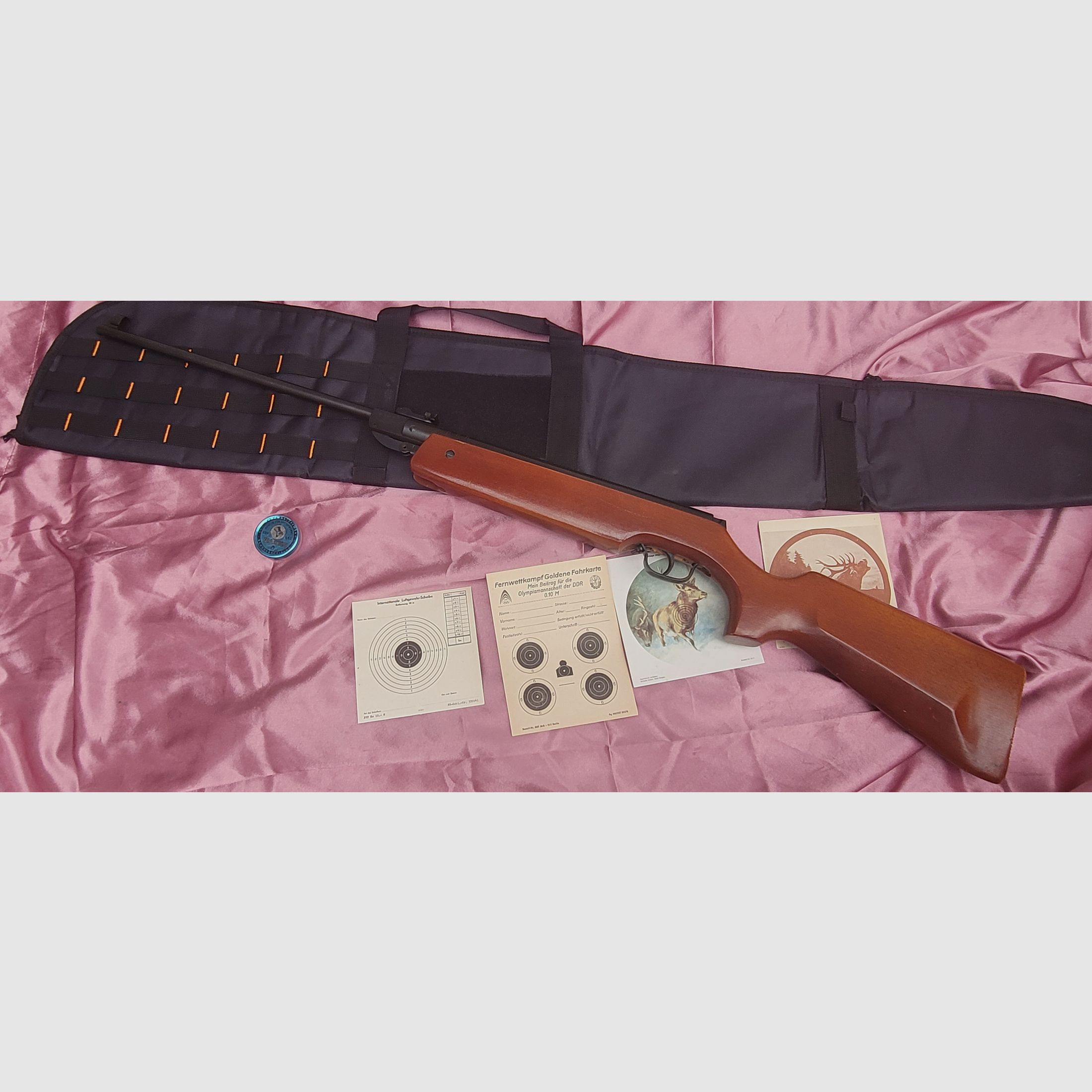 Haenel Luftgewehr Knicker Modell 303 con calcio sportivo