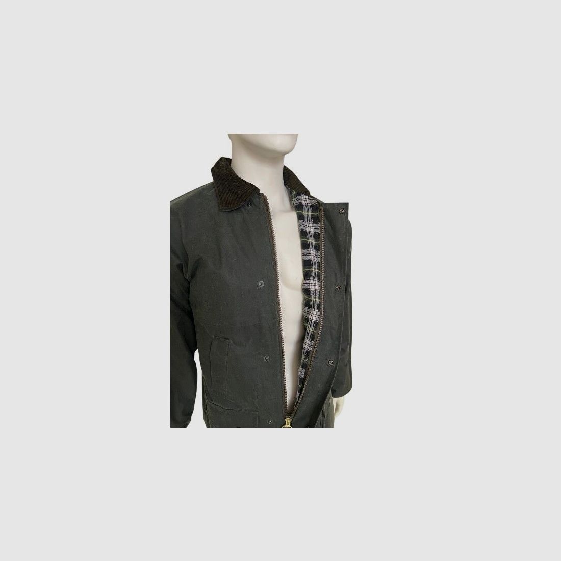 Original English wax jacket in green