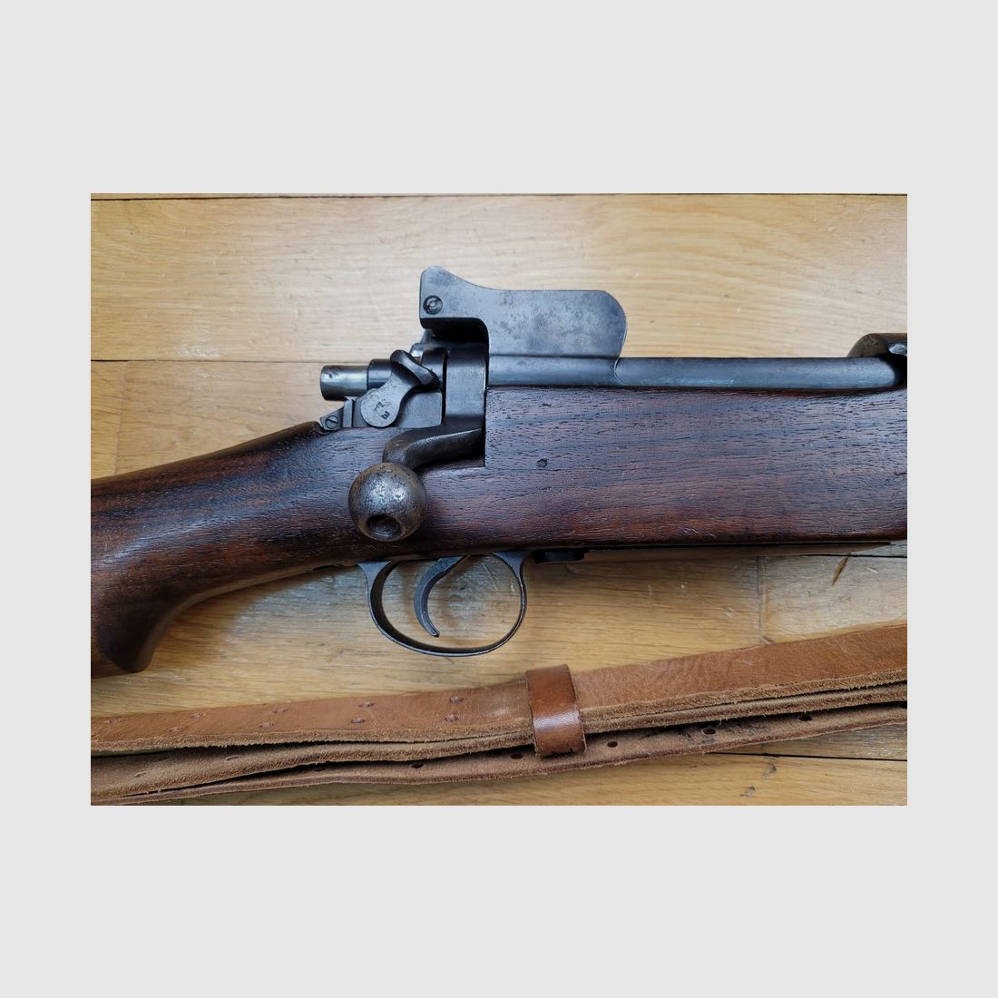 Prachtig geweer model US17 voor 14-18 – zeer mooie Eddystone fabricage van augustus 1918 – origineel kaliber 30-06 Springfield – zeldzaam zonder enige modificaties na 1914 – uitstekende loop – Top wapen!, afbeelding 4 van 28