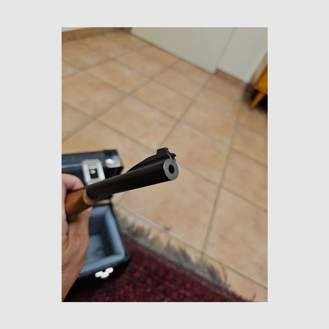 Hämmerli Free Pistol Model 106 in caliber .22 l.r.  Top condition from estate