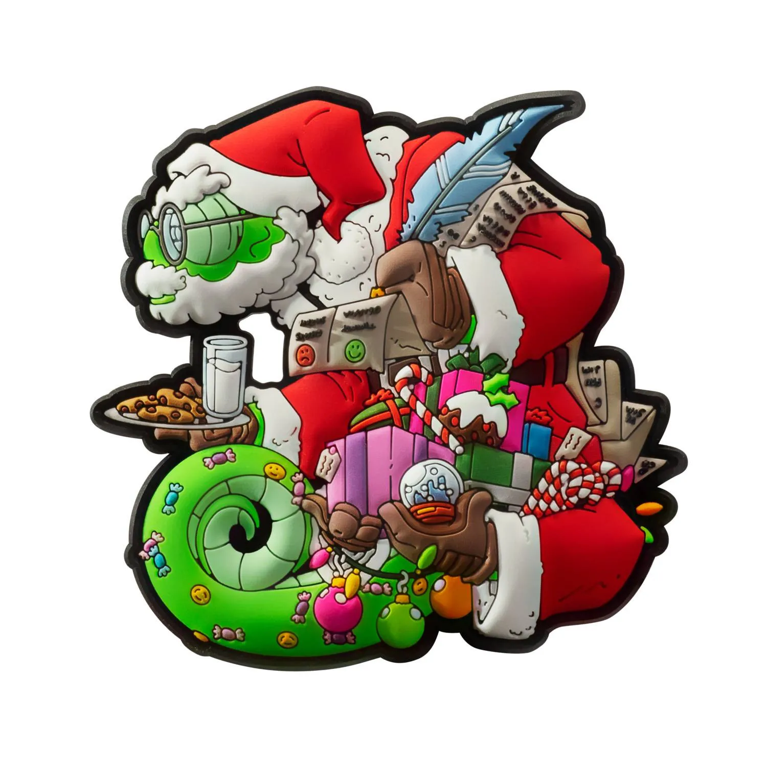 Helikon-Tex – Chameleon Christmas Emblem – Red / Green – OD-CCR-RB-2582A