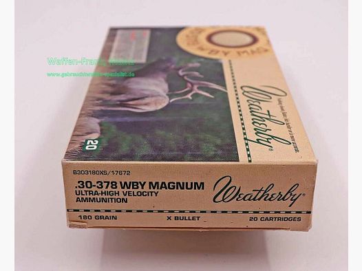 Weatherby - USA Büchsenpatronen .30-378WBY.Mag