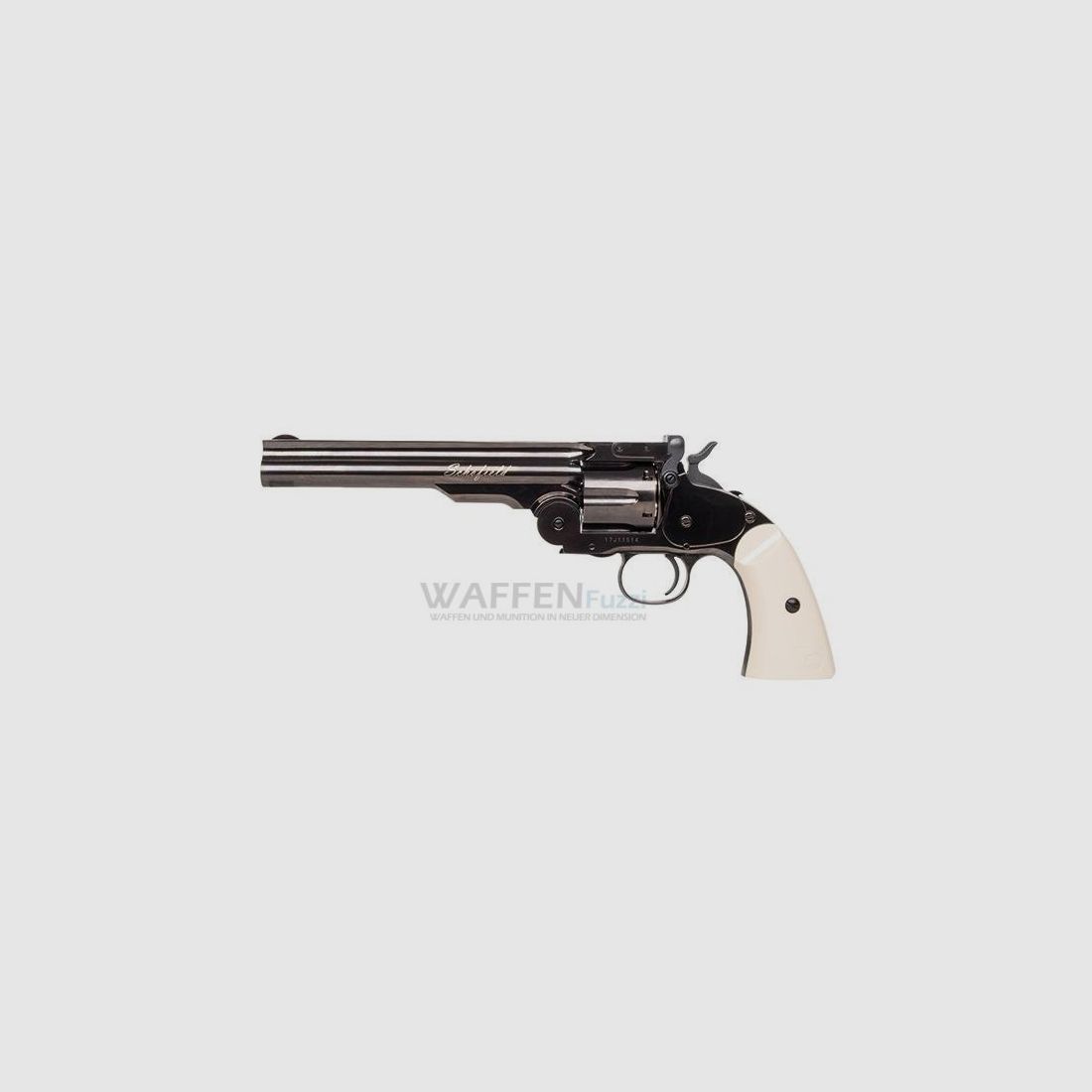 Revólver CO2 Schofield 6 pulgadas Gris Acero calibre 4,5mm BB