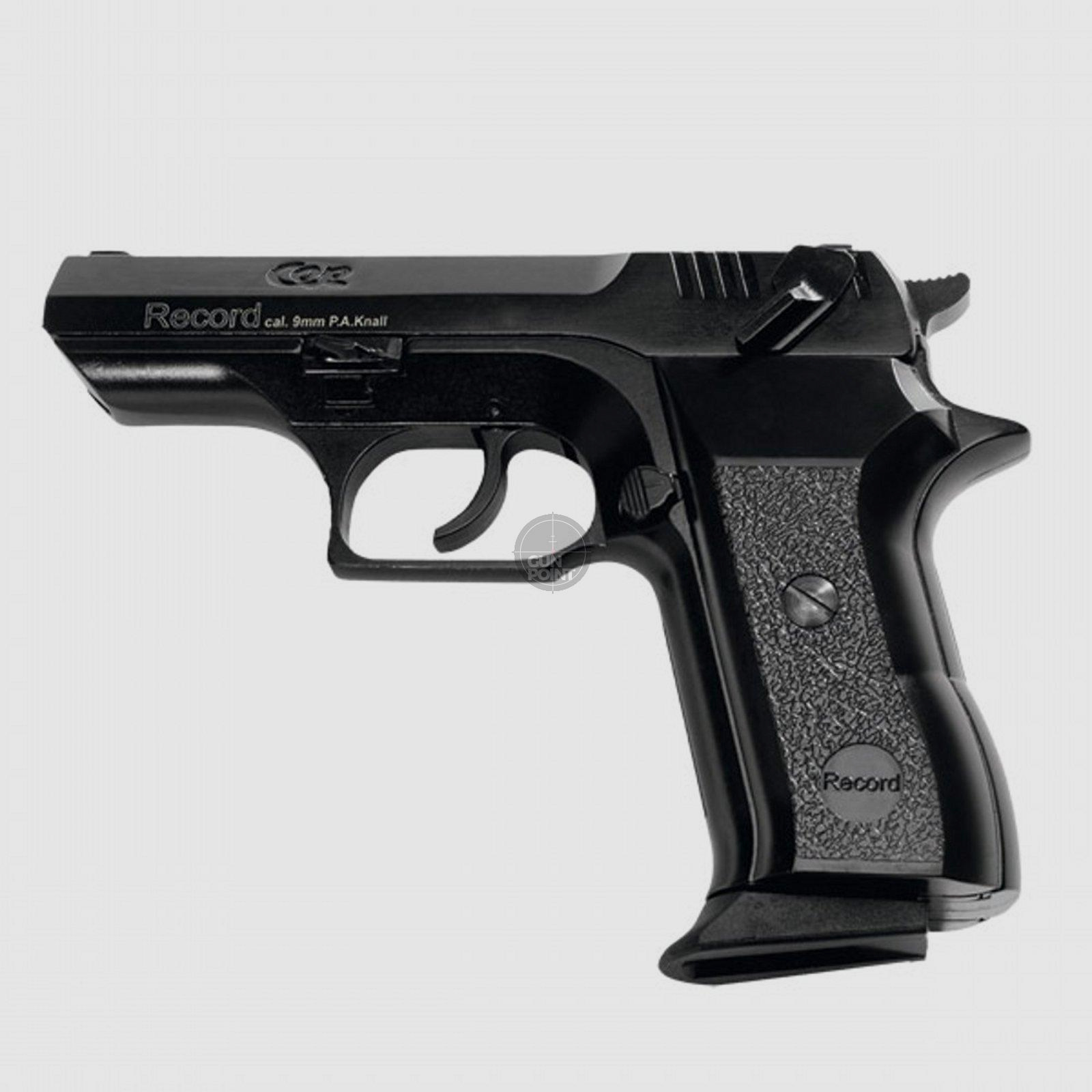 Schreckschuss - Gas Signal Pistole - RECORD Modell COP BR. - 9 mm P.A.K.