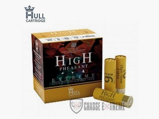 25 Cartucce HULL High Pheasant XTRM 30G Cal 12/70