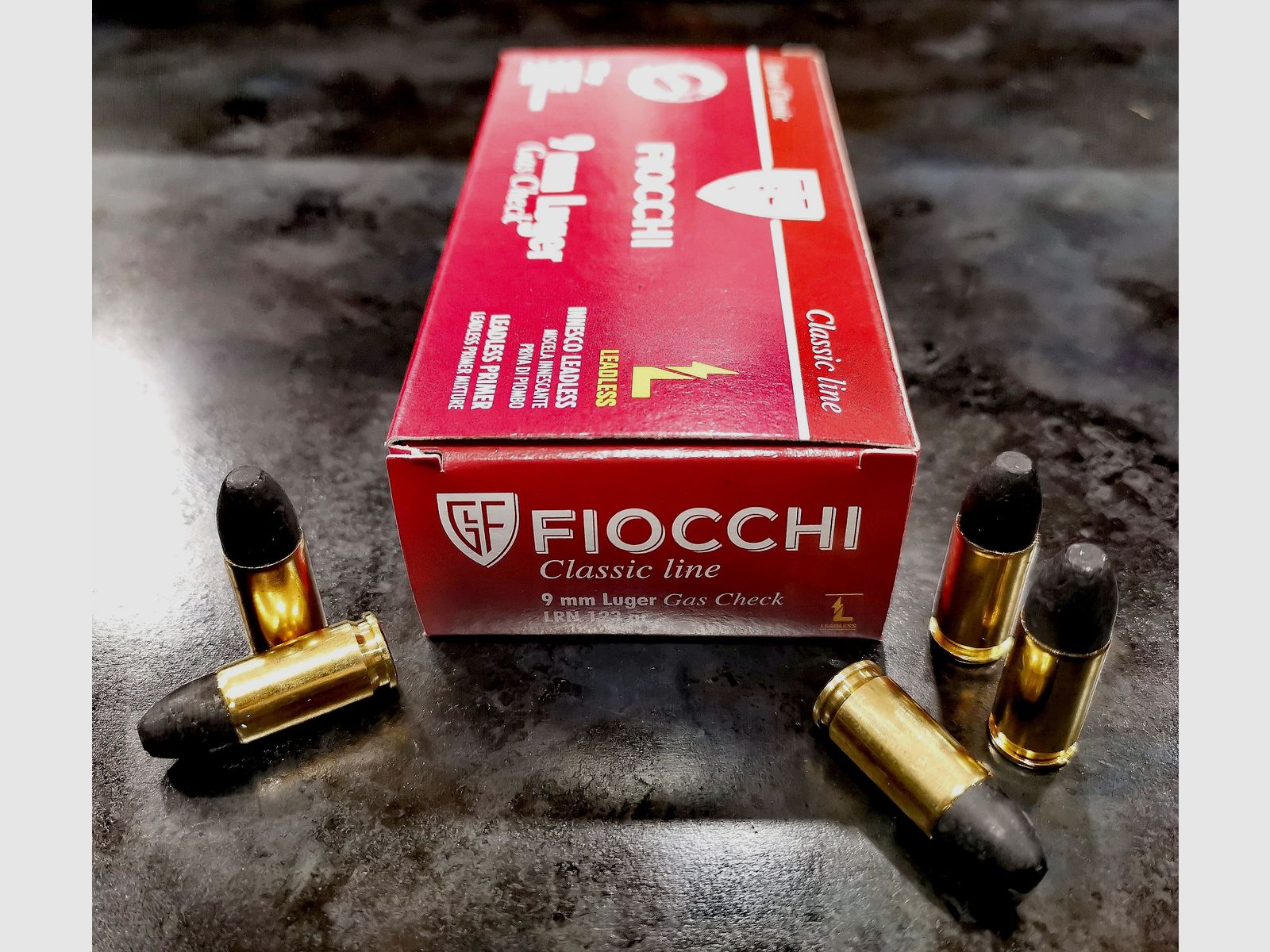 Fiocchi Classic Line 9mm Luger GAS CHECK LRN 123gr