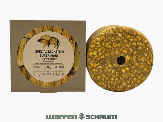 Wildlutscher Spezial Leckstein 3 kg Süßer Mais