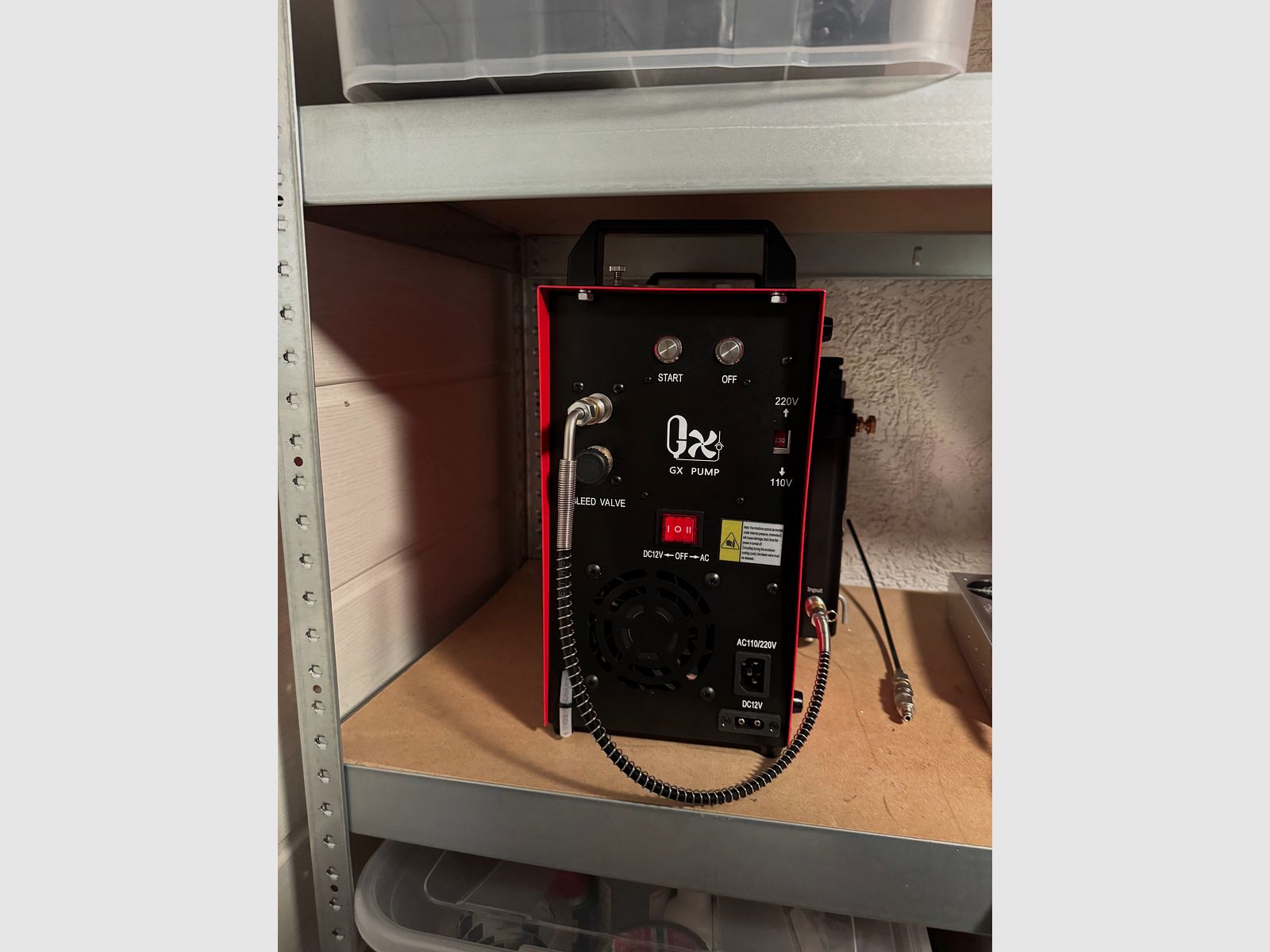 GX PUMP GX-E-CS4-I Tragbarer PCP kompressor 400 bar 5800 psi
