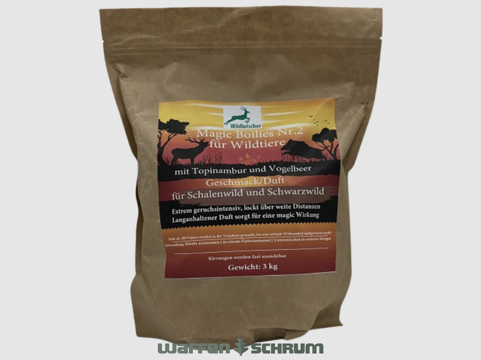 Wildlutscher Magic Boilies Nr.2 Topinambur/Vogelbeere 3 kg