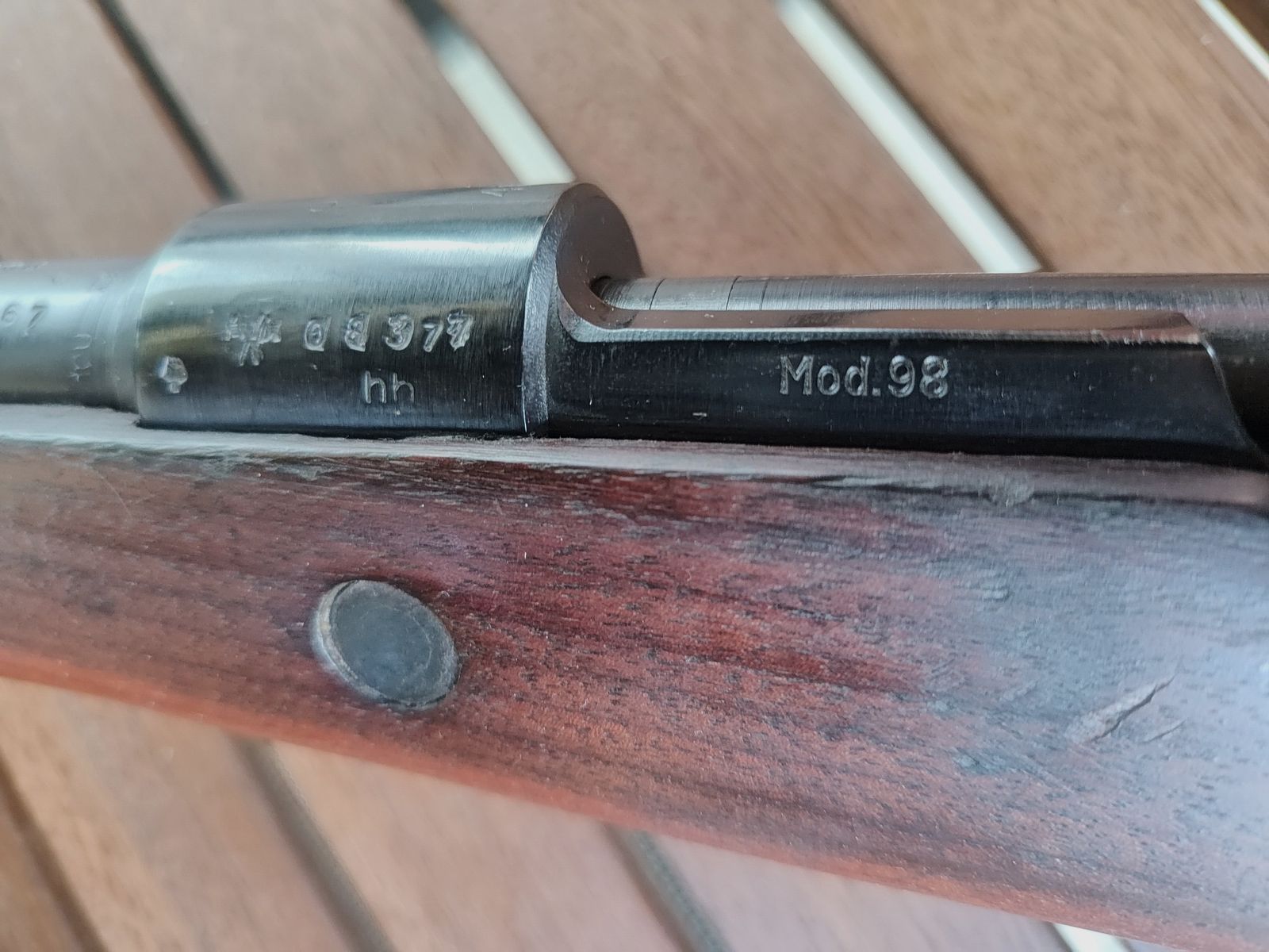Steyr modelo 98 rifle de repetición 8 x 57 IS