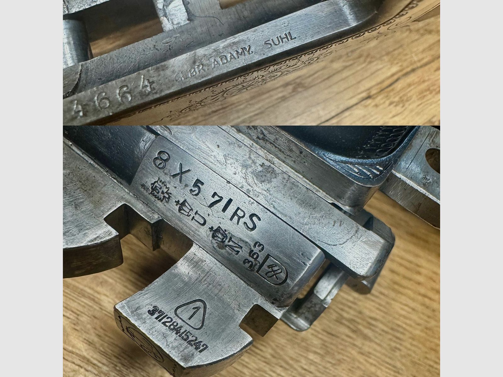 Gebr. Adamy Bühag Suhl dubbele buks met Schmidt & Bender richtkijker