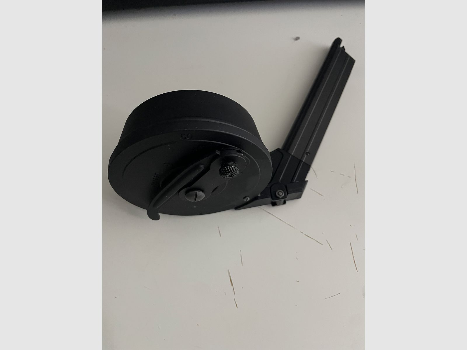 P08 GBB von WE, Drum Mag, Nuprol premium Rot Gas 