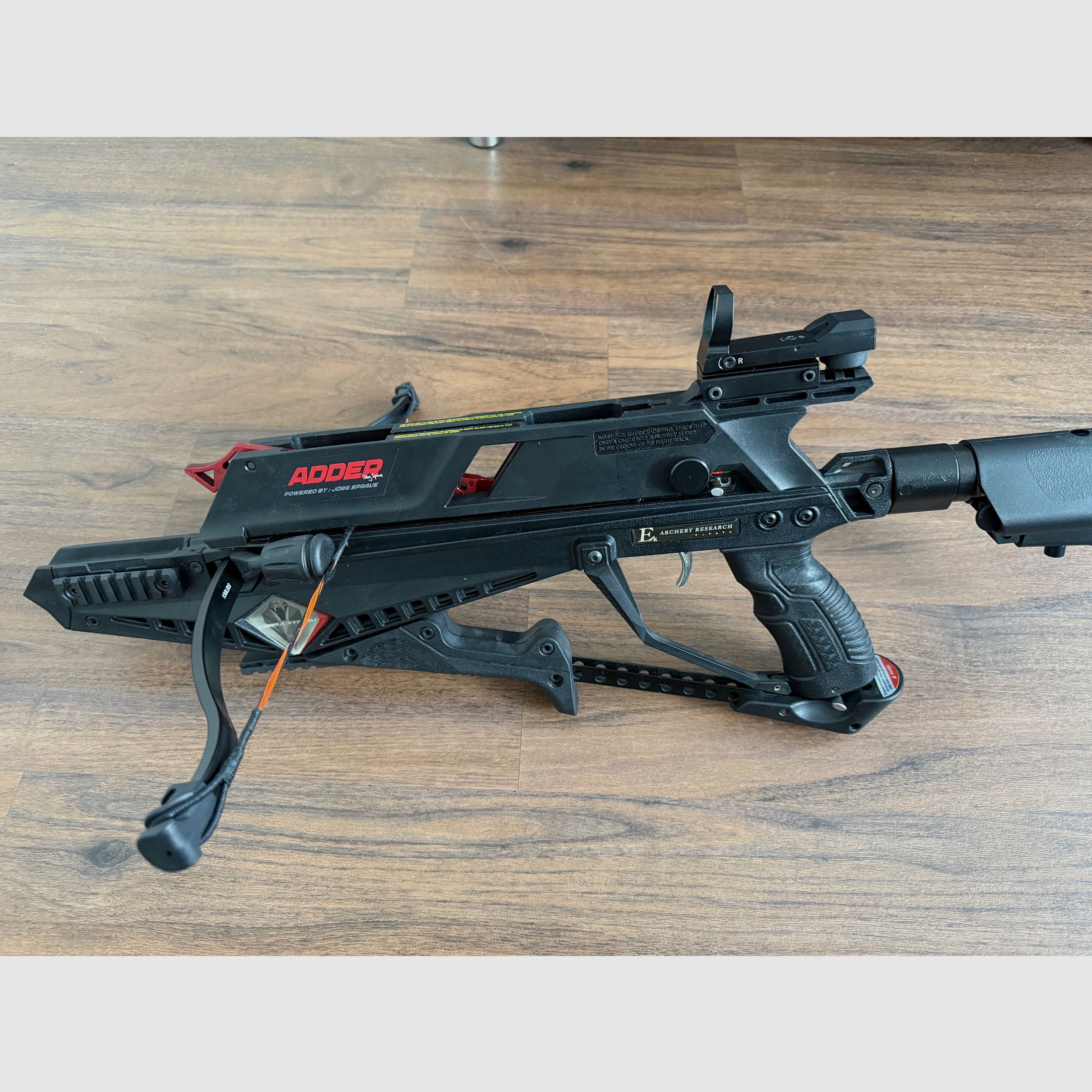 EK Archery ADDER repeating crossbow – top condition – complete original accessories