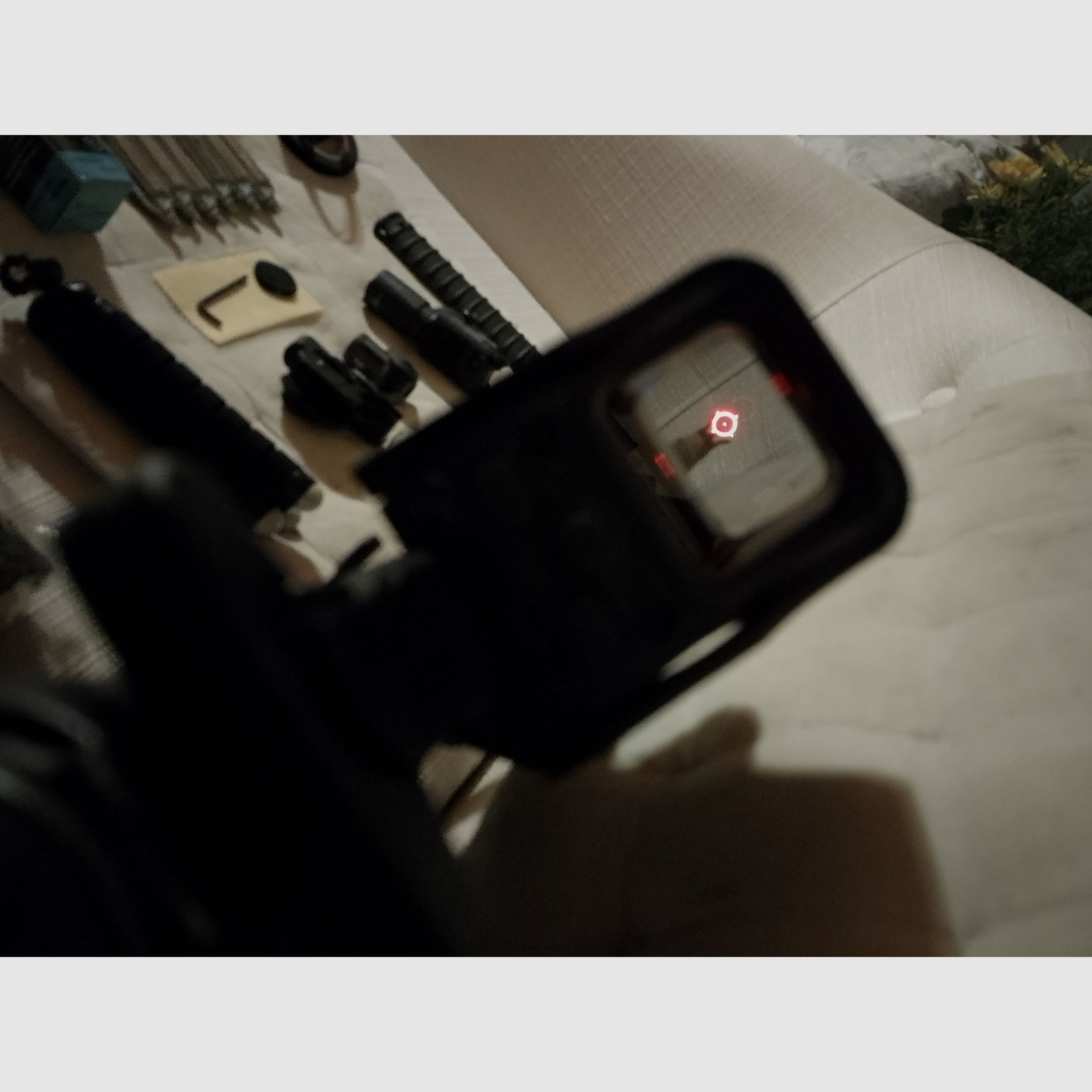 Combat Set T4E t4m RIS CO2 Druckluft Sturmgewehr Ram Tarnung  Holo Visier Laser Entfernungsmesser Home Defense Gewehr cal .43 upgraded Paintball Markierer