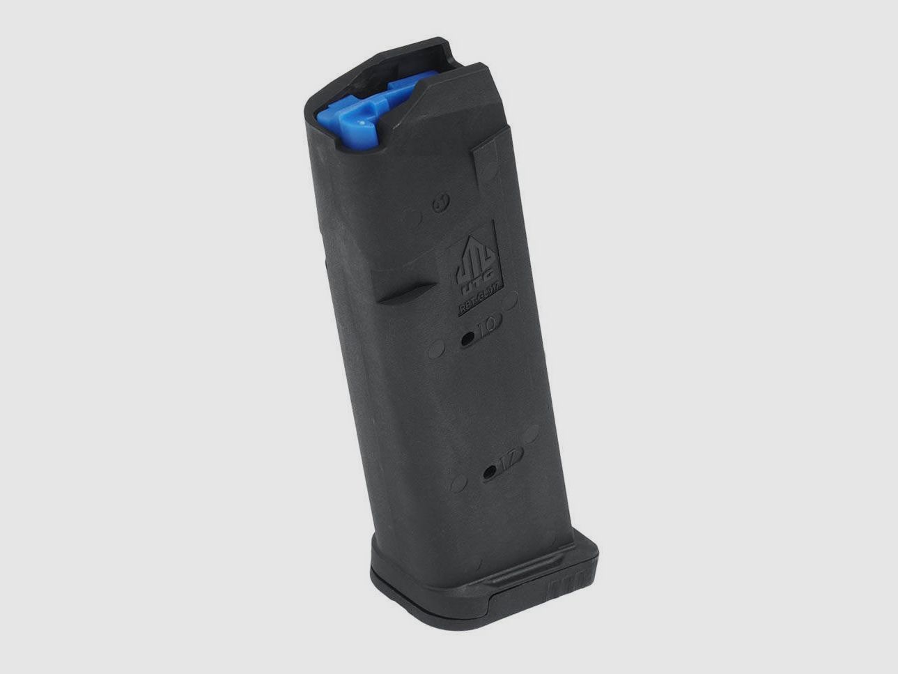 UTG - Polymer Magazin für Glock Pistole - 9x19 mm - 17 Schuss - Polymer - Schwarz Edelstahlfeder