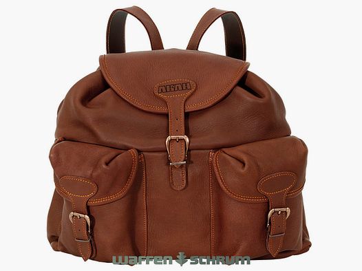Zaino AKAH in pelle di alce marrone 22l 42x52cm