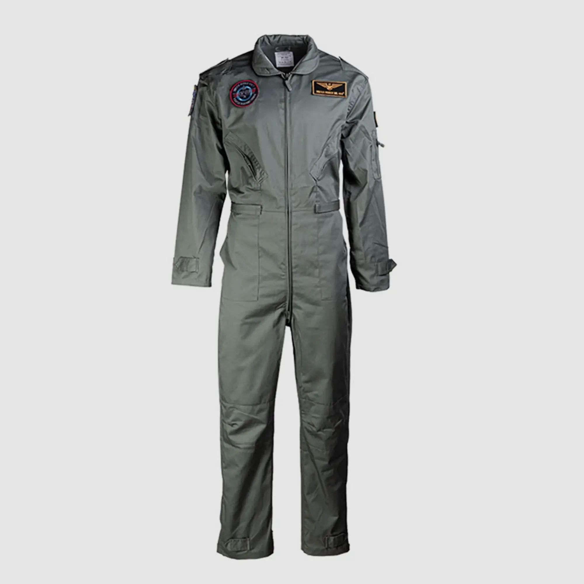 Mil-Tec Combinaison de Vol Enfant avec Insigne - Olive / 3XL-188