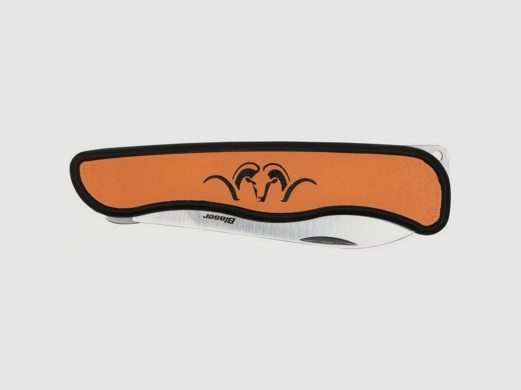 Couteau pliant chasse Blaser - orange - lame 7.5cm + étui cordura, image 3 sur 3