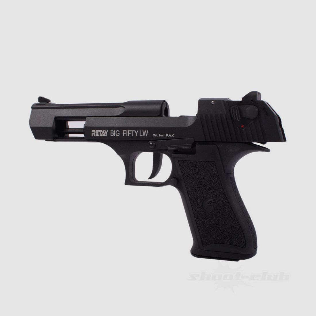 Retay Big Fifty LW Schreckschusspistole Kaliber 9mm P.A.K. brüniert