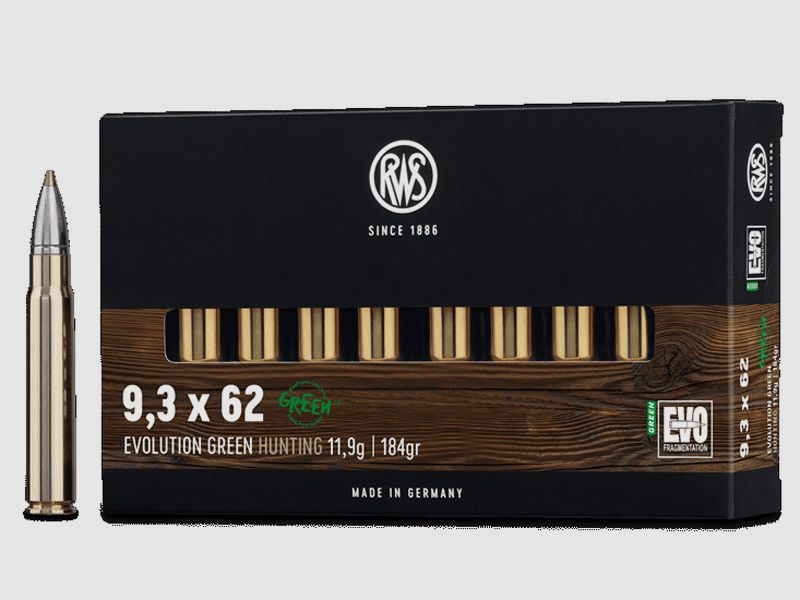 RWS 9,3x62 Evo Green 11,9g - 184gr