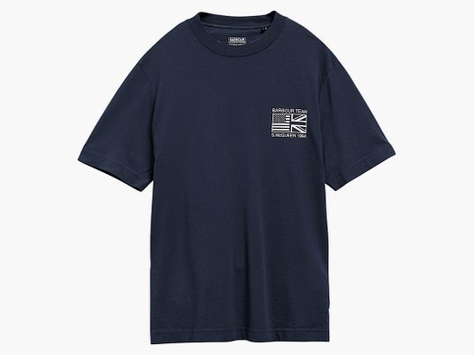 T-SHIRT BARBOUR B.INTL SMQ GRANGE GRAPHIC NAVY