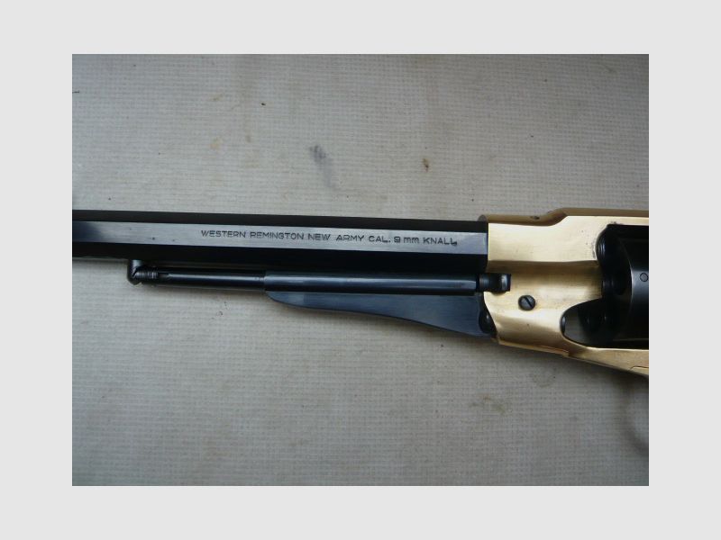 Western-Revolver Remington New Army im cal.9mmKnall Fa.Neumann