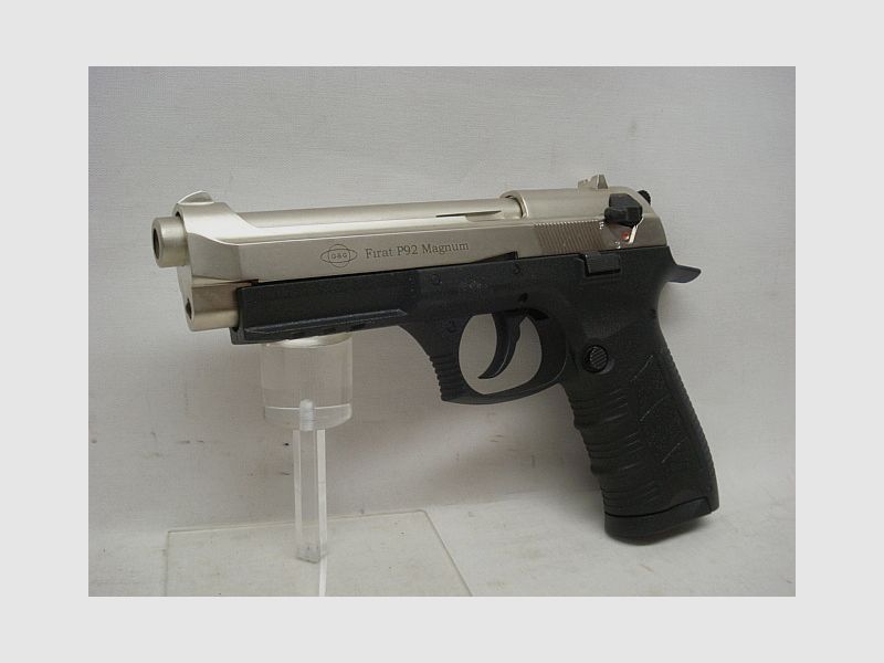 Firat P92 Magnum Kal.9mmPAK - nickel, 17 Schuss
