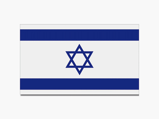 Diverse Flagge Israel