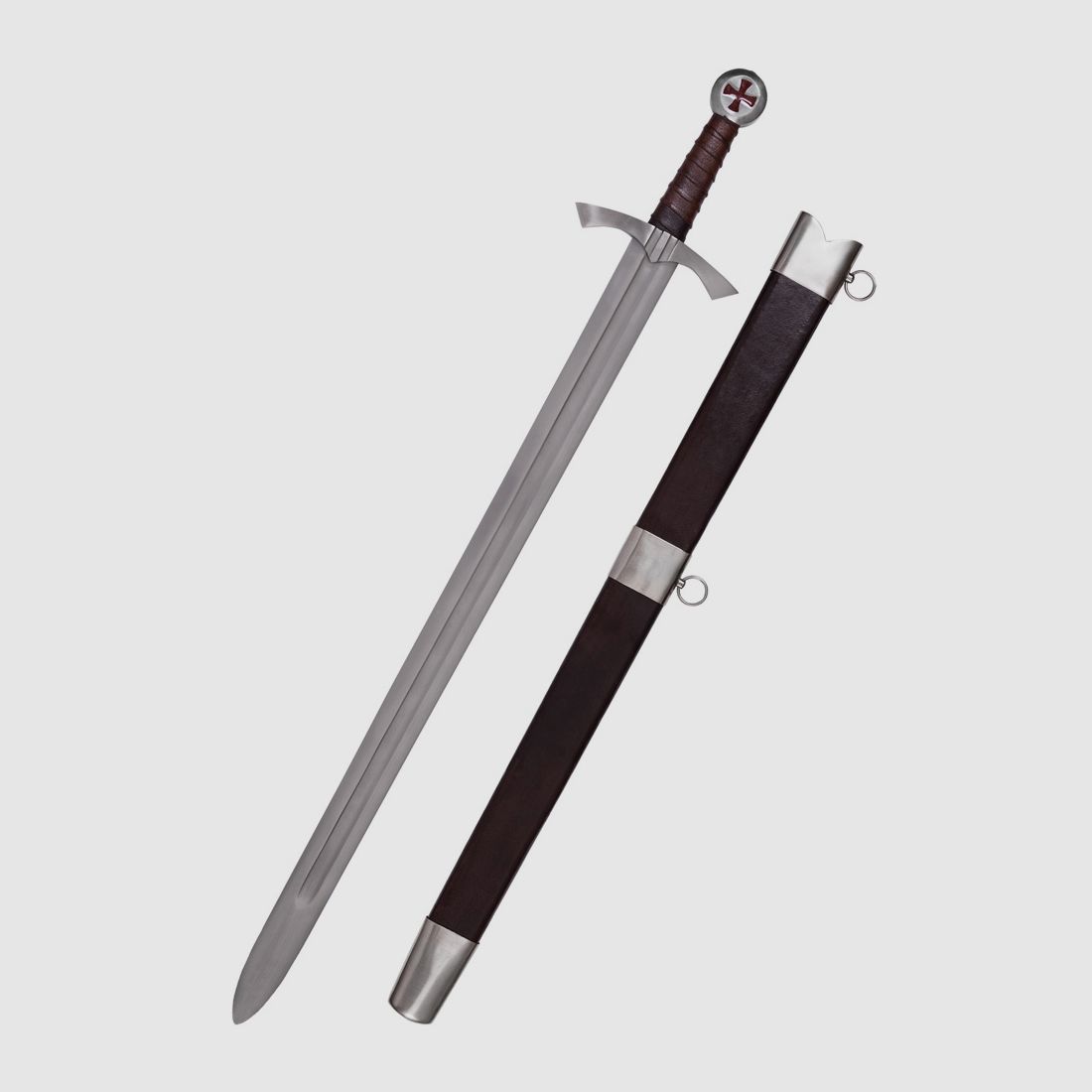 Schottisches Templerschwert mit Scheide