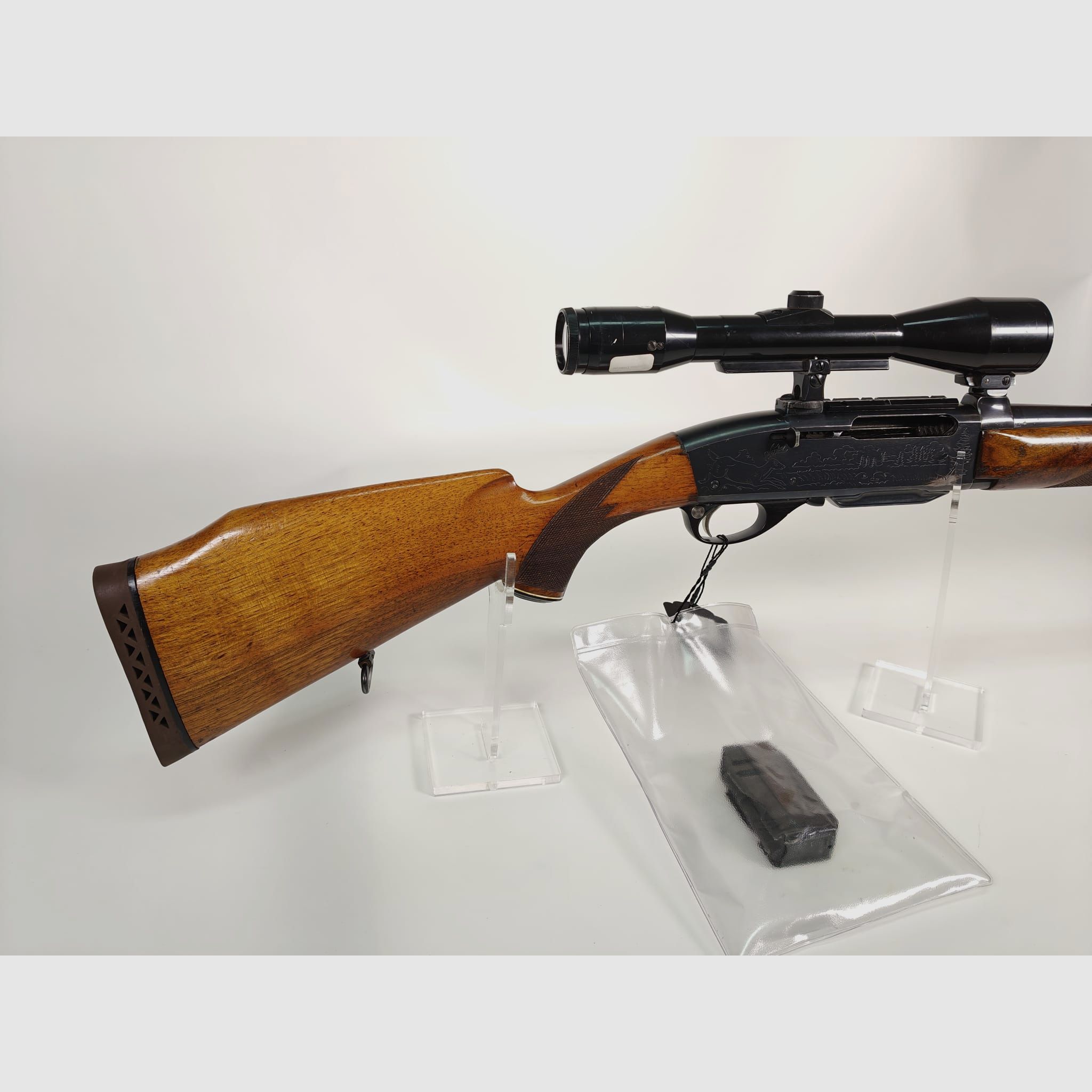 Remington Woodsmaster Mod. 742 .30-06Spring incl. Nickel Supra 6x43