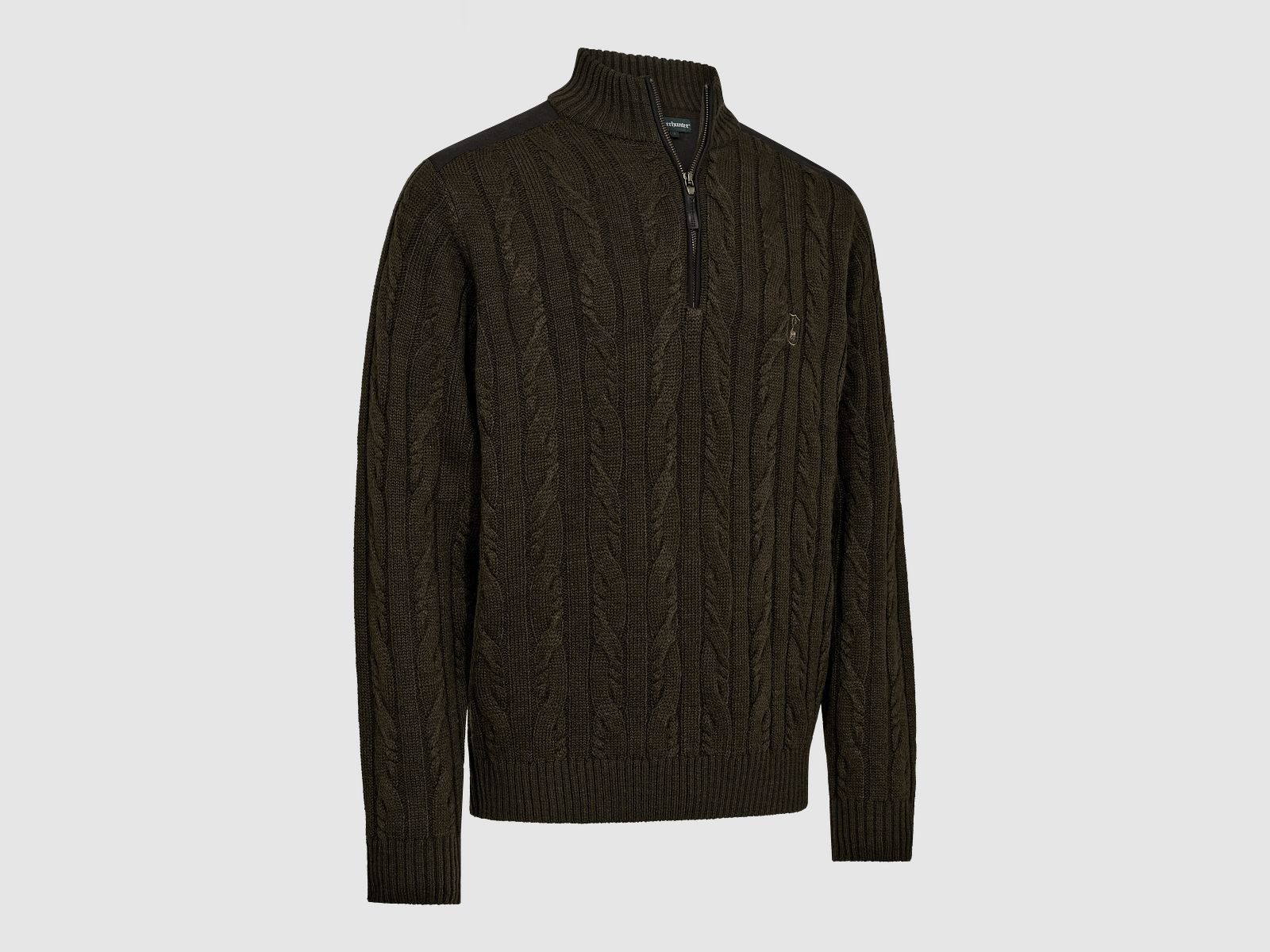 Randall 1/2-Zip Strickpullover - Art Green – Größe: 4XL