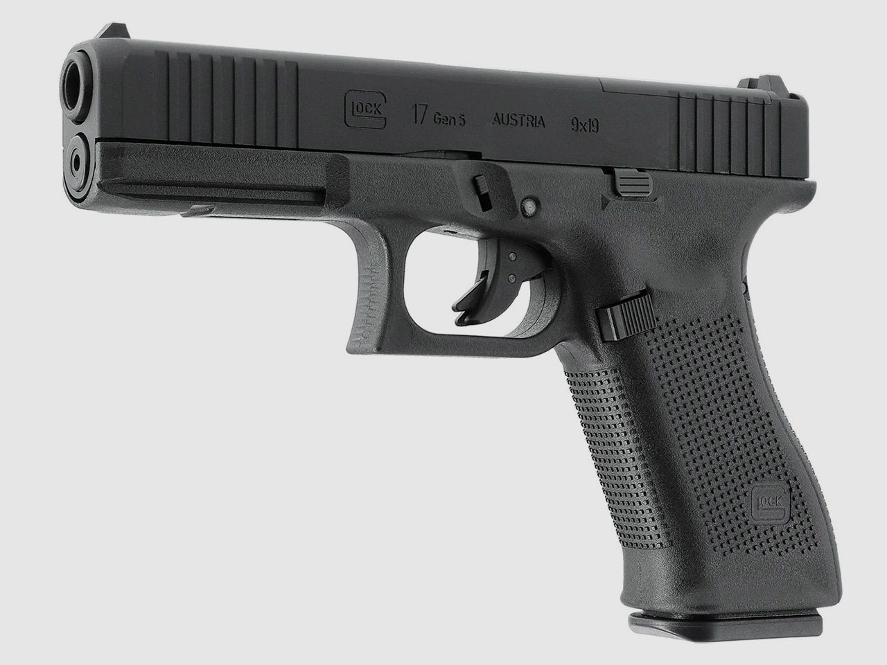 CO2 Softair Pistole Glock 17 Gen5 MOS Blow Back CNC-Aluminiumschlitten Kaliber 6 mm BB (P18)