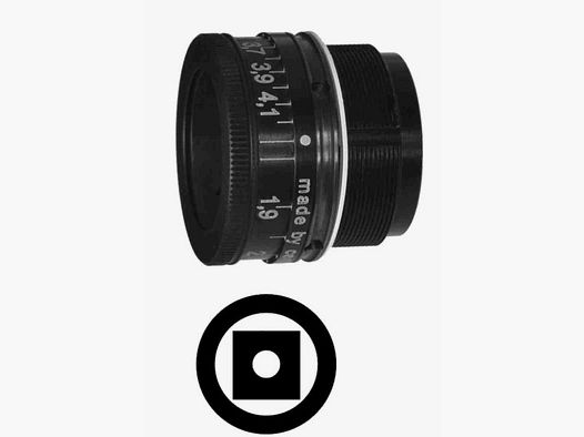 Centra M22 mirino ad anello regolabile Square vetro