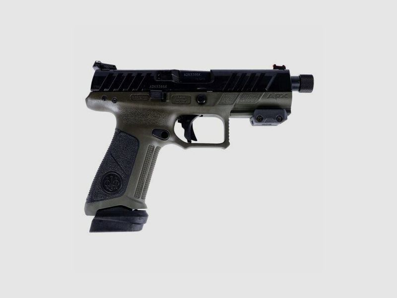 Pistole Beretta APX A1 Tactical / 9mm / oliv mit viel Zubehör, Bild 3 von 5