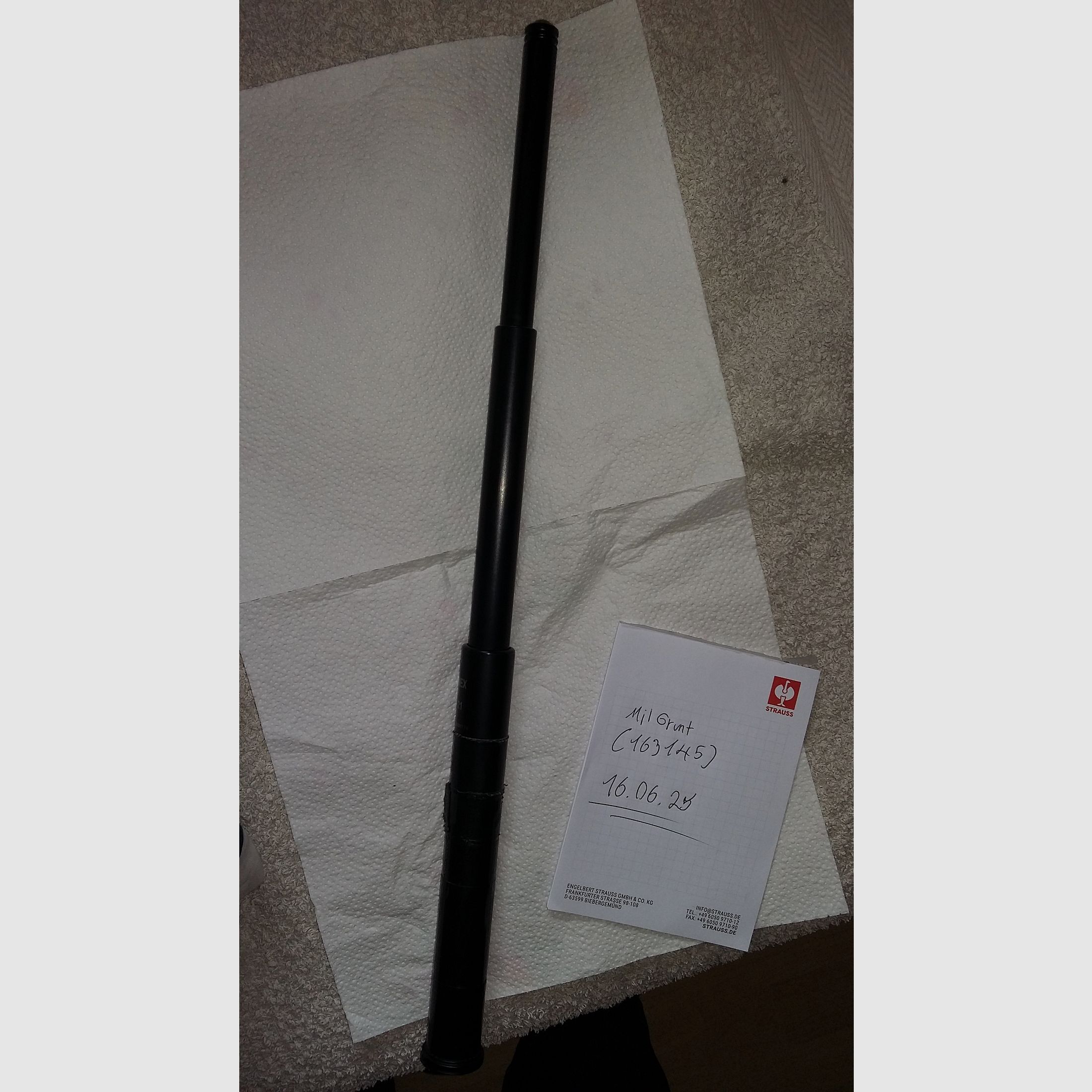 NEX N21C Ausziehbarer Einsatzstock Quick mit NEXLOCK, STAHL, - 532g, 21" - 503 mm
