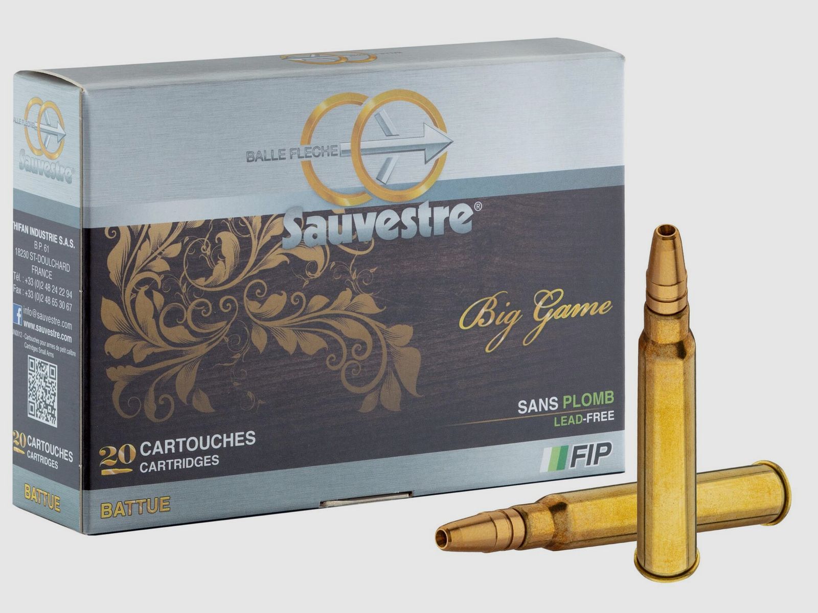 Sauvestre .30 R Blaser FIP 164 gr / 10.6 g, Bild 1 von 6