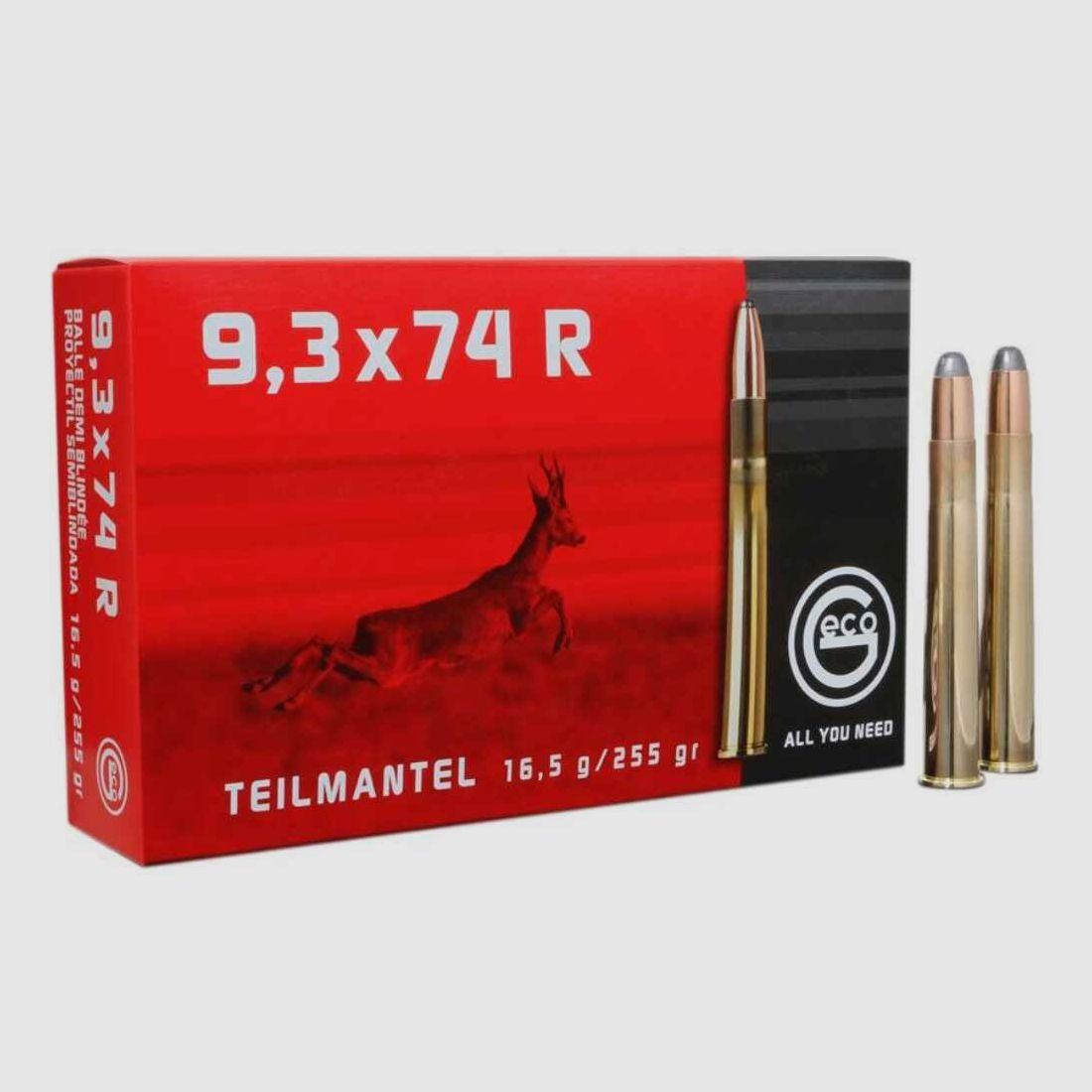 Geco rifle cartridges 9.3x74 R