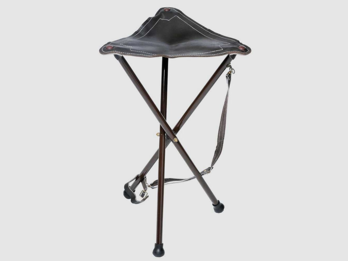 Trípode Januel marrón de metal, 65 cm
