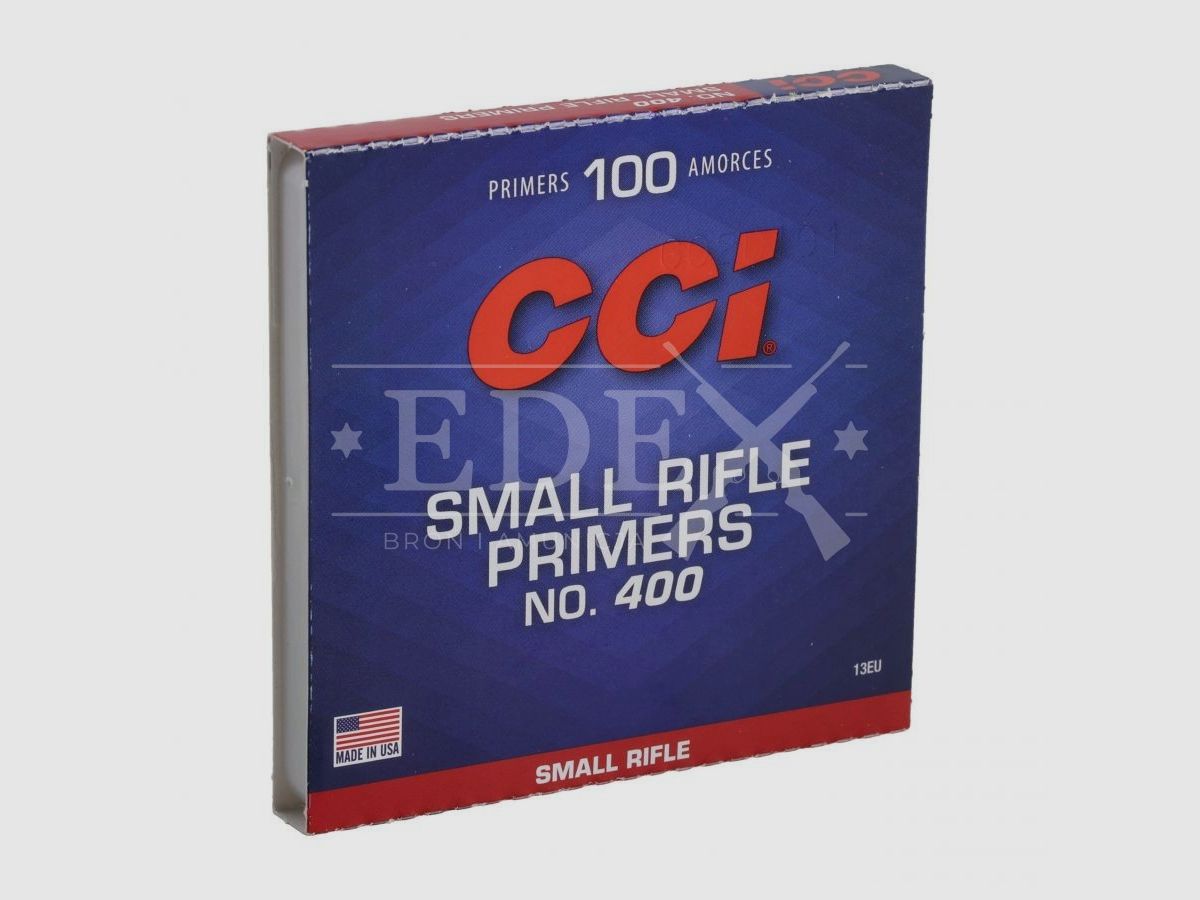 Petites amorces pour carabine CCI SMALL RIFLE (boîte de 100 pièces)